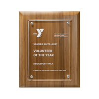 Floating Acrylic Bamboo Plaque