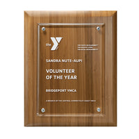 Floating Acrylic Bamboo Plaque