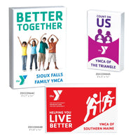 Y Benefit Statement White Wood Beveled Edge Block