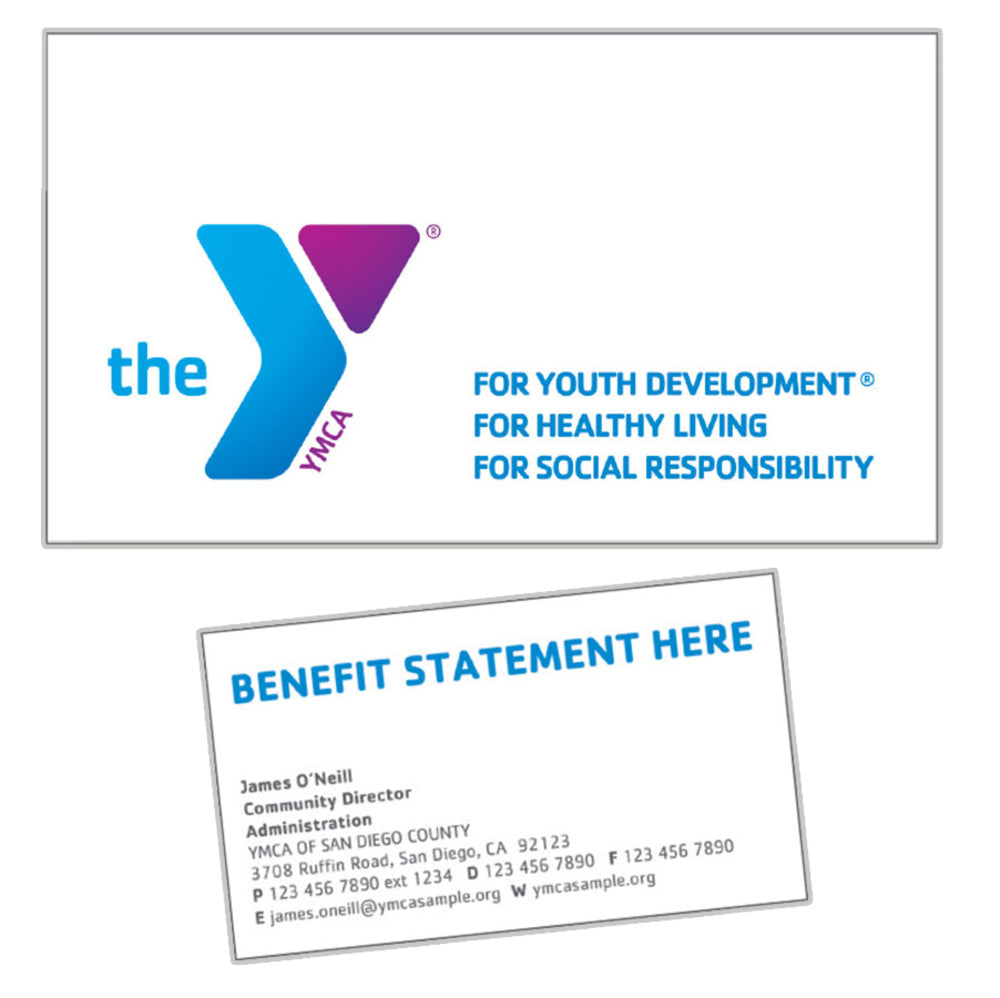 Package of 500 YMCA Business Cards