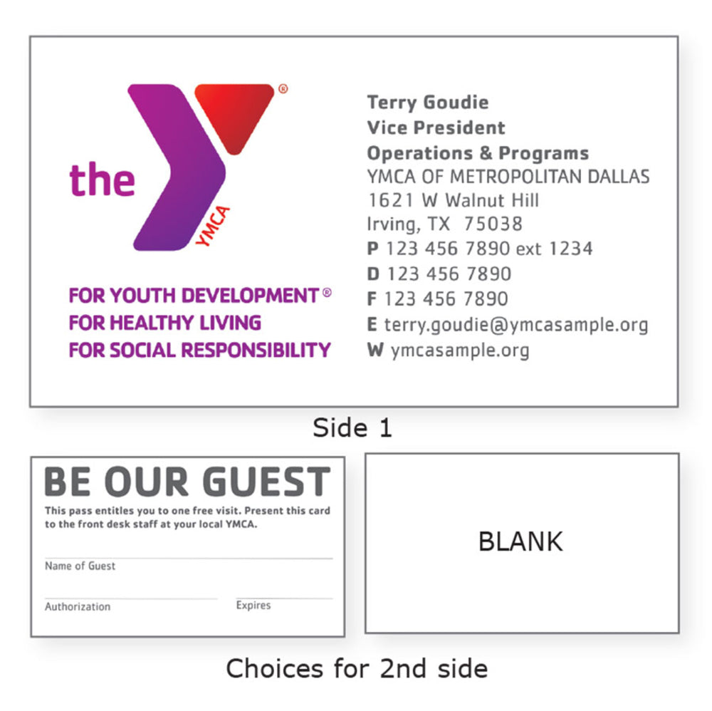 Package of 500 Y-Branded Business Cards