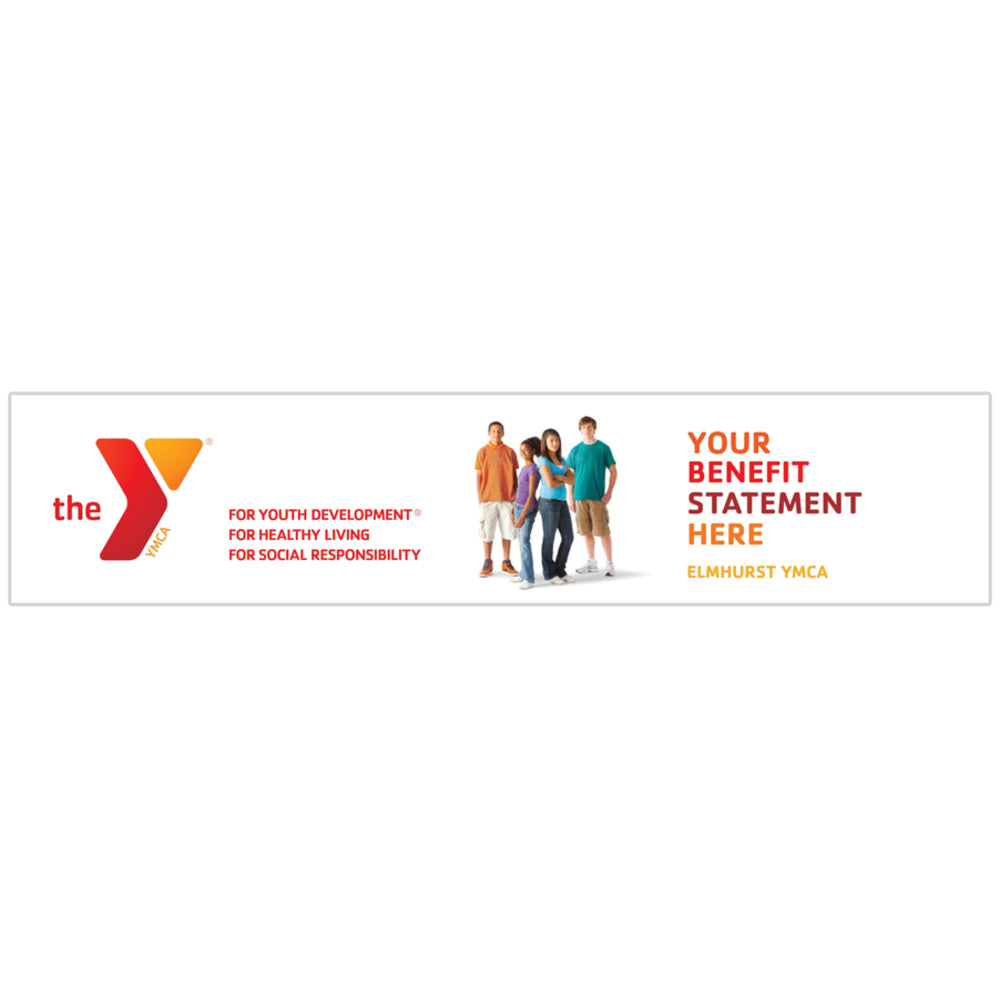 7” x 1½” YMCA Custom Bookmarks (Pack of 500)