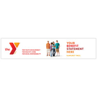 7” x 1½” YMCA Custom Bookmarks (Pack of 500)