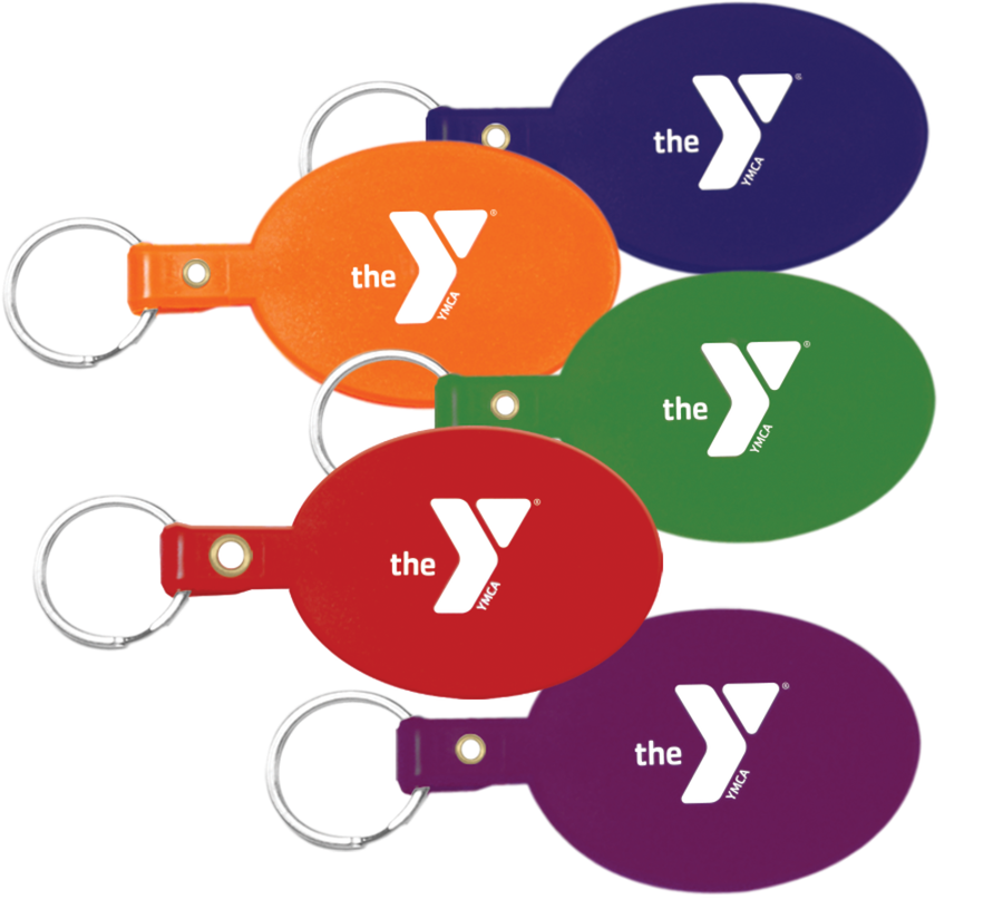YMCA Oval Keychain