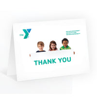 YMCA Thank You Cards with White Envelopes (Pack of 25)