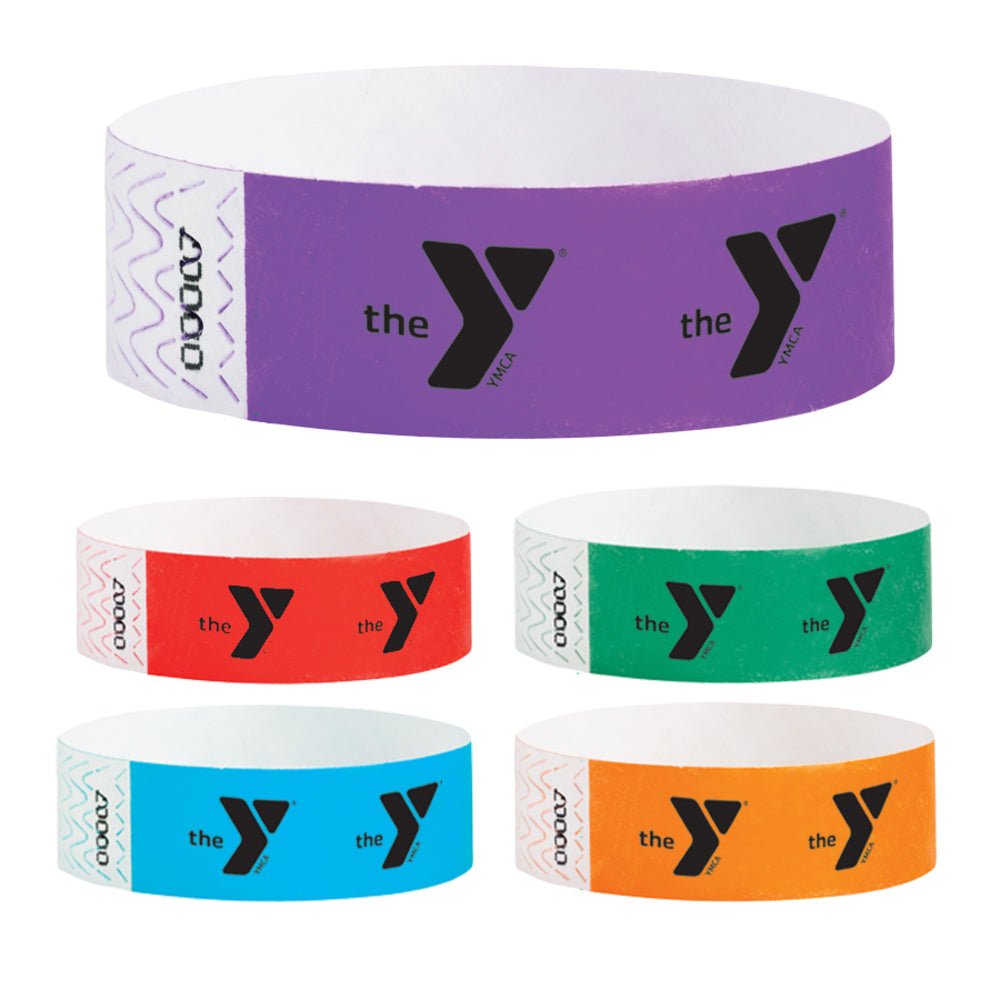 YMCA Tyvek Wristbands (Pack of 20)