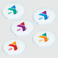 4" YMCA Beveled Acrylic Coaster