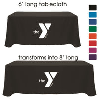 6-8' Convertible Throw Tablecloth