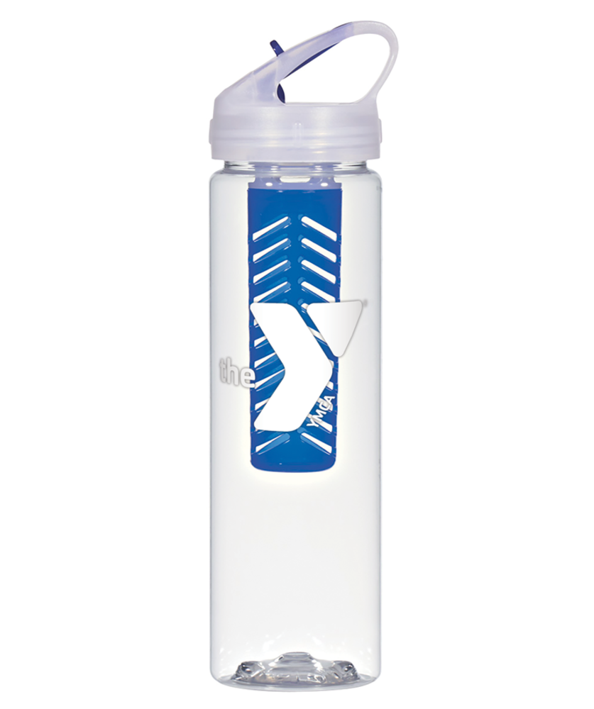 25 oz. Flip-top Fruit Infuser Squeeze Bottle