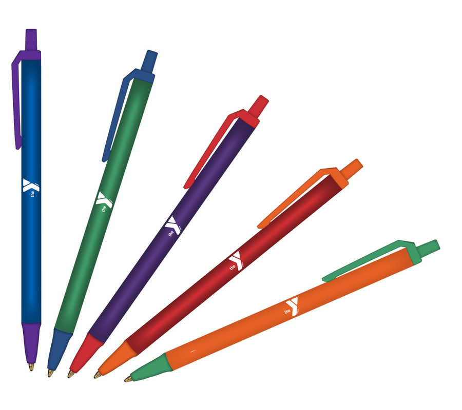 Complementary Colors 2-tone Clic Pen