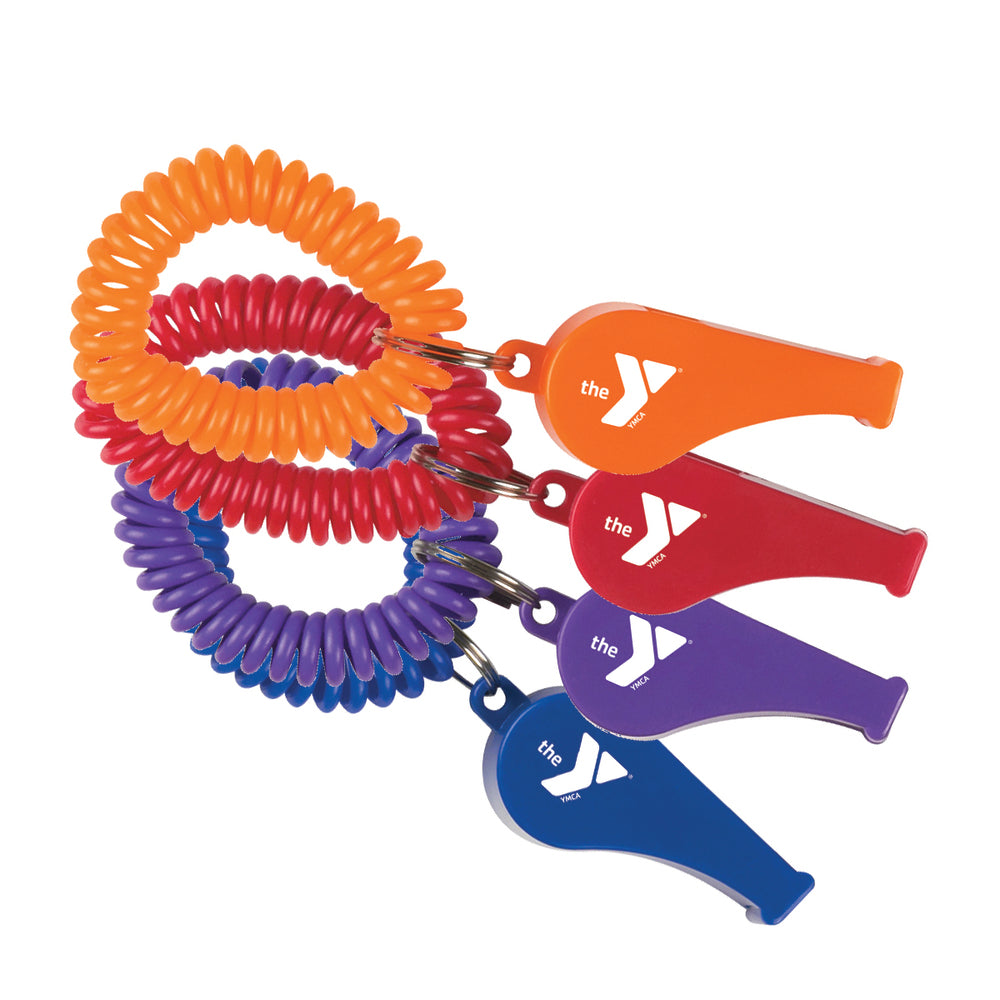 Whistle Wristband Key Chain
