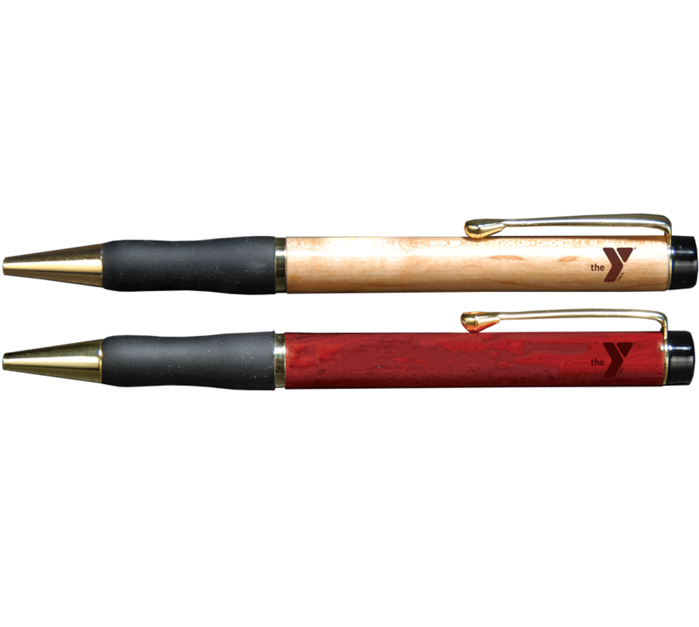 Solid Wood Gift Pens with optional personalization in your choice of finish