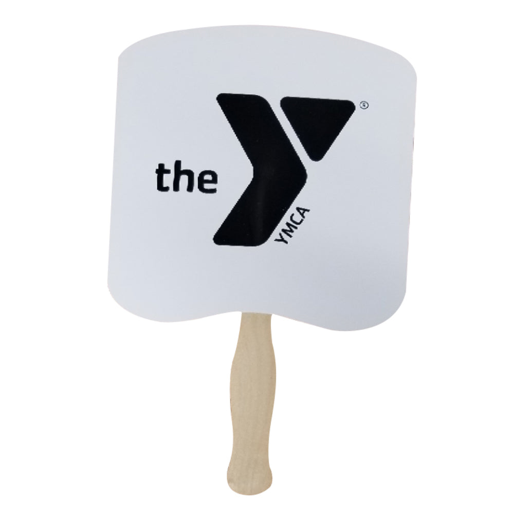 Y Branded Single Hand Fan