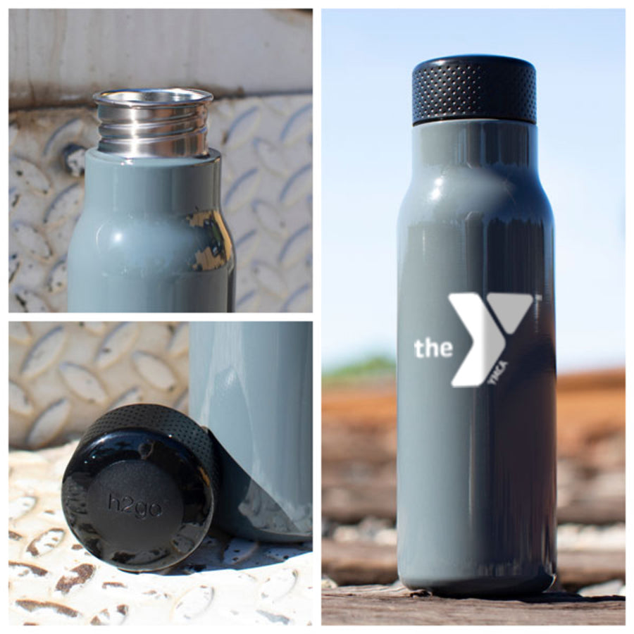 H2go 25 oz. Stainless Steel Tread Bottle