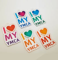 I Heart My YMCA Ornament - SPECIAL ORDER COLORS