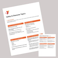 25 PACK Safety & Character Topics - Water Movement