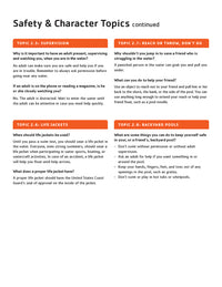 25 PACK Safety & Character Topics - Water Movement