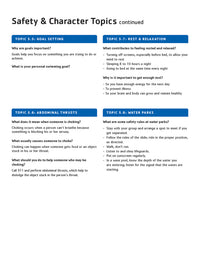 25 PACK Safety & Character Topics - Stroke Development