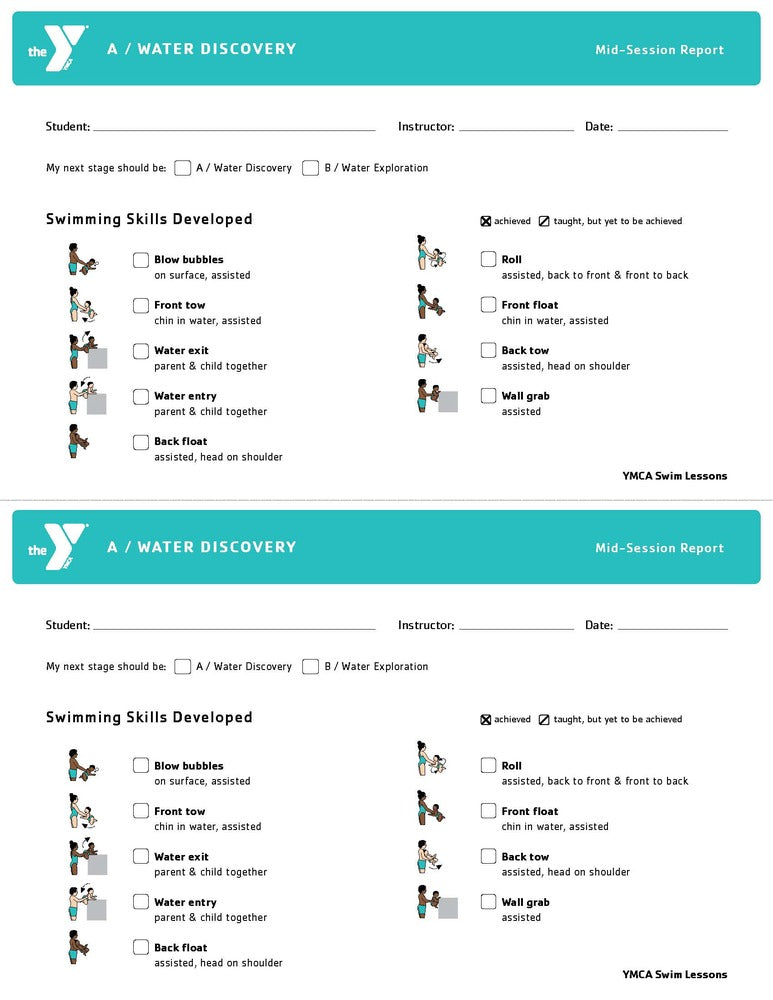 25 PACK Double-Sided Half Sheet - Water Discovery
