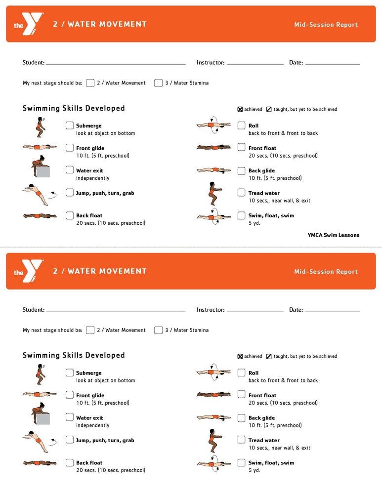 25 PACK Double-Sided Half Sheet - Water Movement