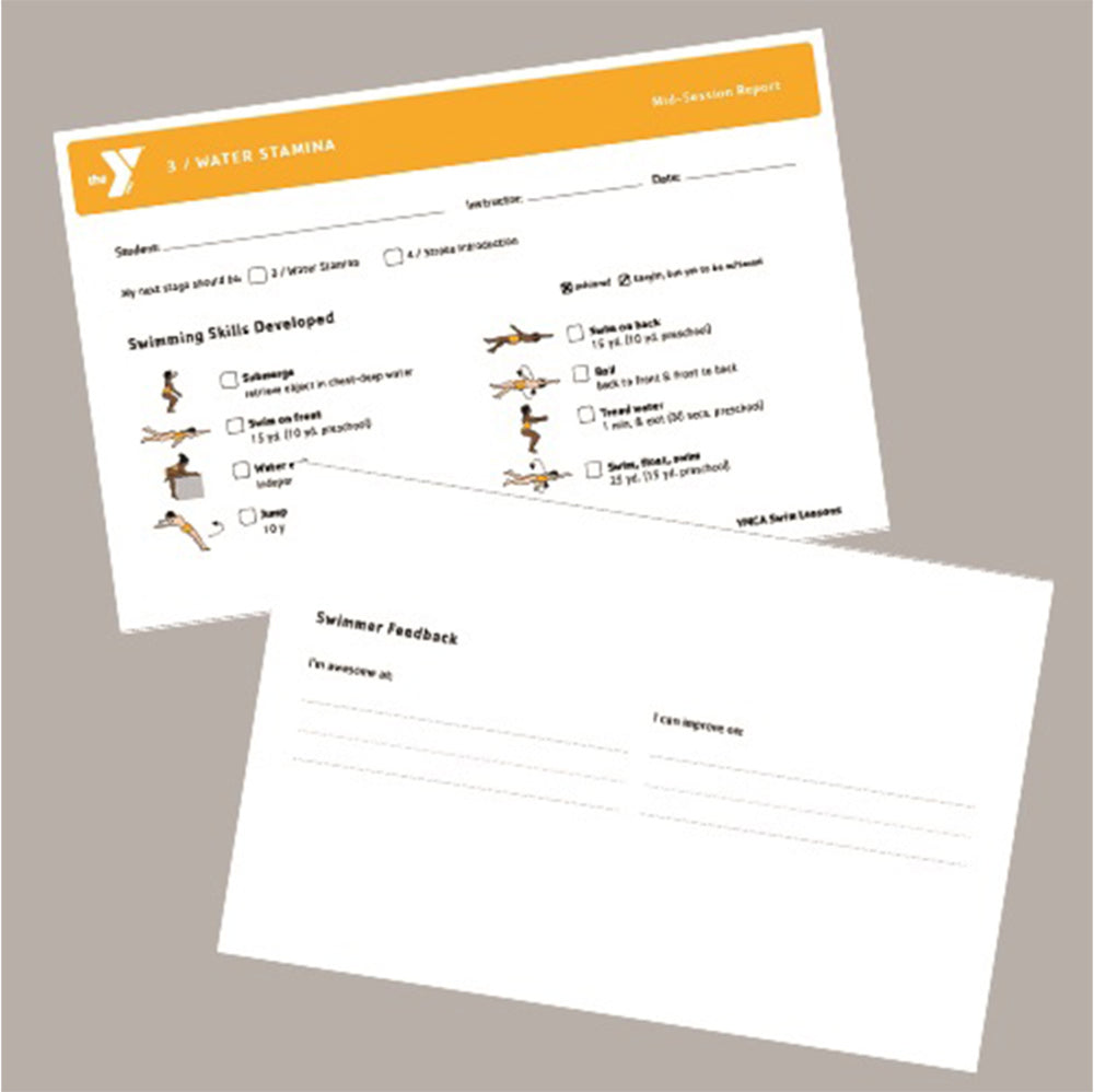 25 PACK Double-Sided Half Sheet - Water Stamina