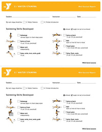 25 PACK Double-Sided Half Sheet - Water Stamina