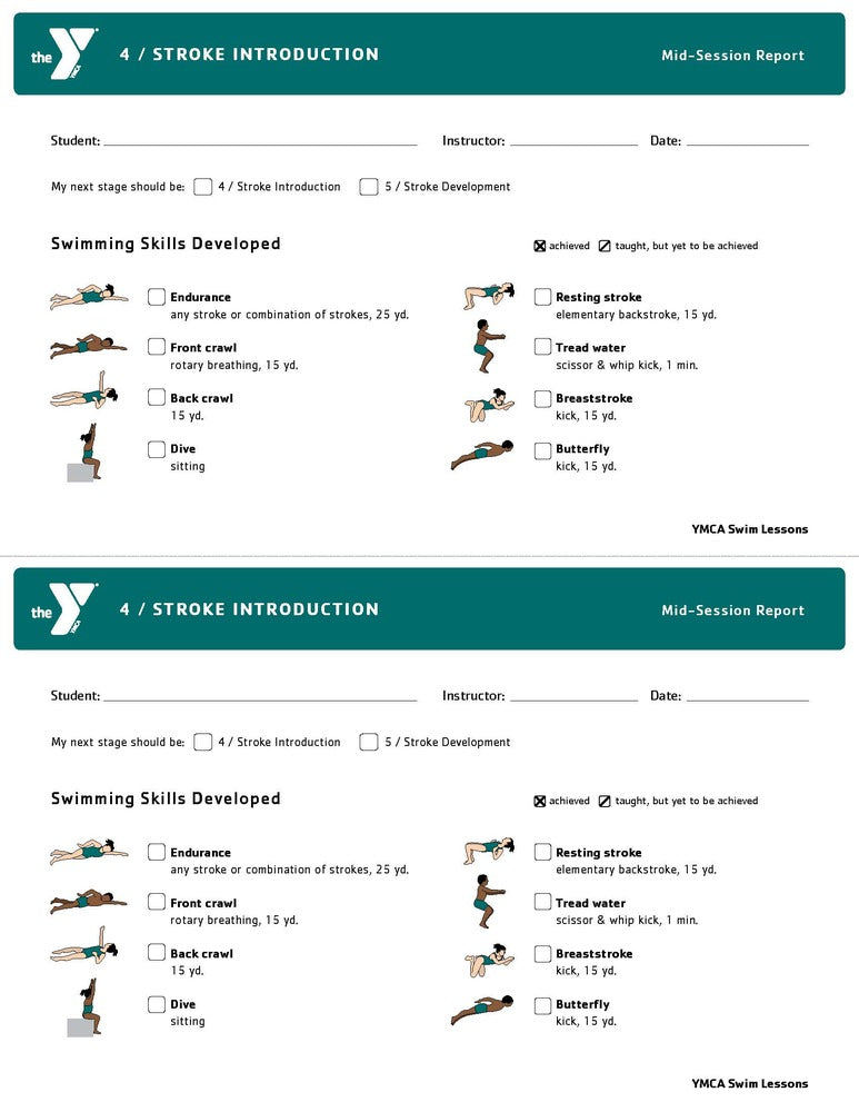 25 PACK Double-Sided Half Sheet - Stroke Introduction