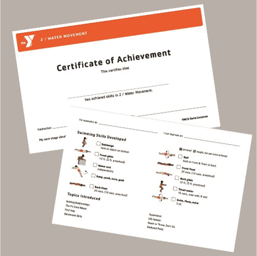 PACK OF 25 Program Certificates - Double-Sided Half Sheet - Water Movement
