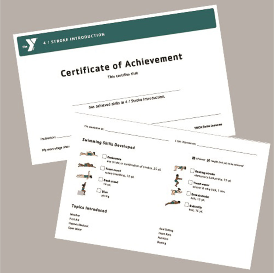 PACK OF 25 Program Certificates - Double-Sided Half Sheet - Stroke Introduction
