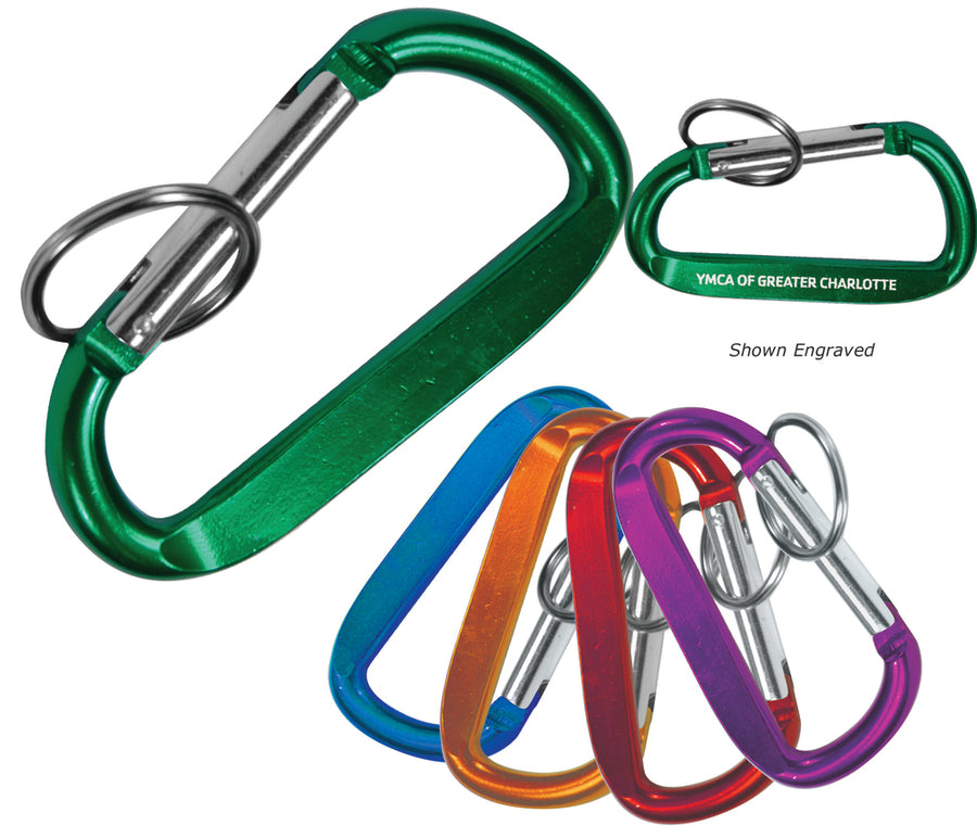 Blank Carabiner in Assorted Y-Brand Colors