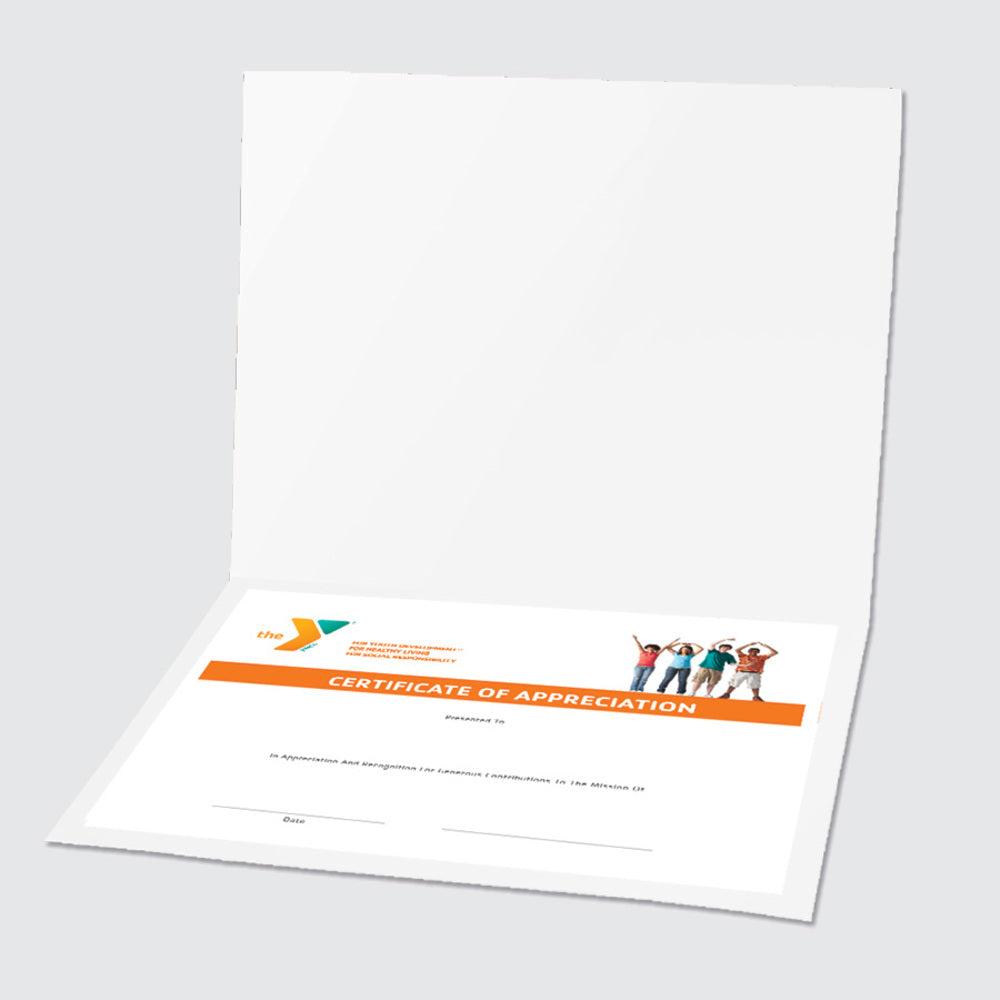 Certificate Presentation Folder