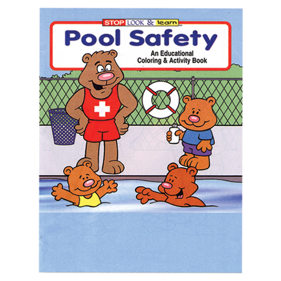 Pool Safety Coloring/Activity Book