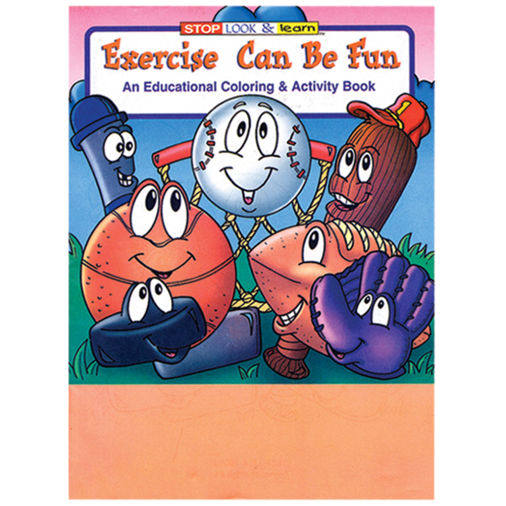 Exercise Can Be Fun Coloring/Activity Book