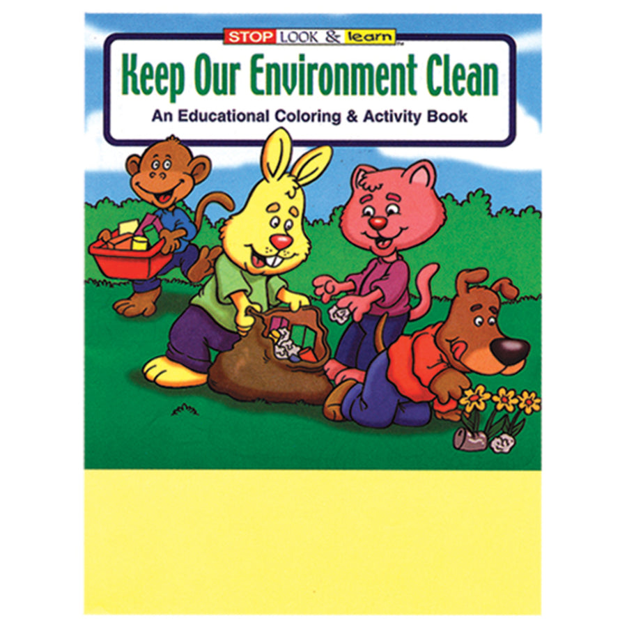 Keep Our Environment Clean Coloring/Activity Book