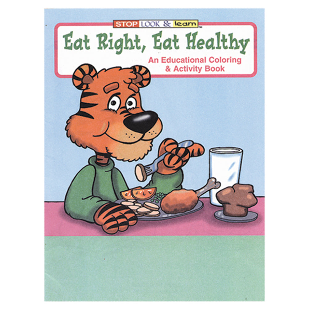 Eat Right, Eat Healthy Coloring/Activity Book