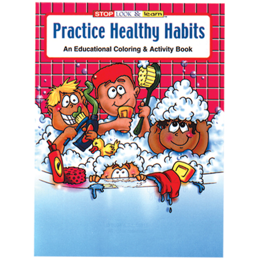 Practice Healthy Habits Coloring/Activity Book