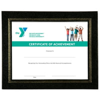 Black Leatherette Certificate Holder