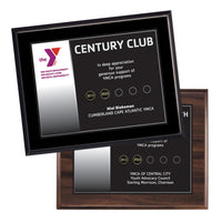 Beveled Date Tab Plaque - 8" x 10"