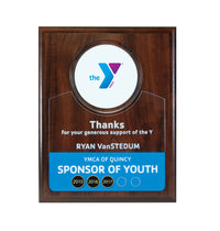 Sponsor of Youth Plaque