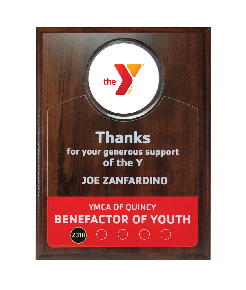 Benefactor of Youth Plaque