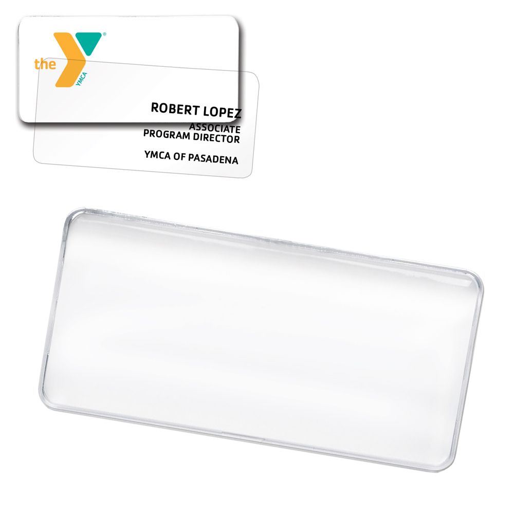 Reusable Name Badge Lens Covers (10 Pack)