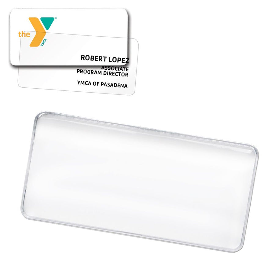 Reusable Name Badge Lens Covers (10 Pack)