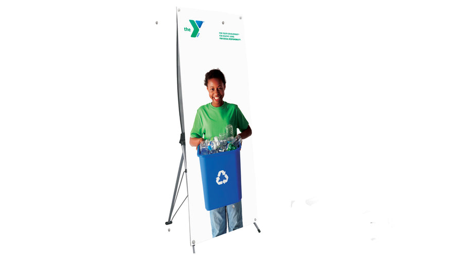 X-Banner Stand with Custom Banner