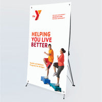 X-Banner Stand with Custom Banner
