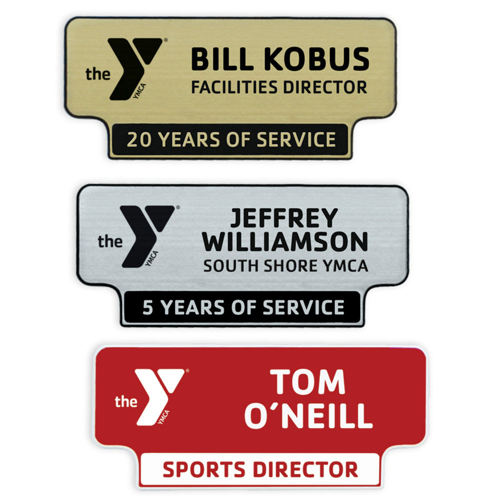 Solid Color Name Badge