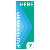 2' x 5' 3" HEALTHY STARTS HERE Banner
