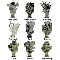 5½" Sport Theme Trophy with Y Year/Logo Label