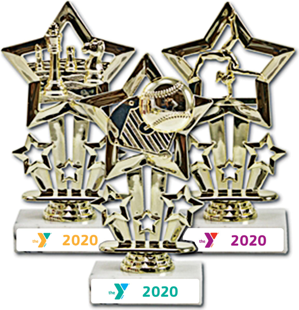 7" Golden star Sport-Theme Trophy