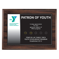 Beveled Date Tab Plaque - 9" x 12"