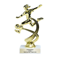 7½" Motion Figure Trophy with Y Year Label